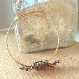 Alex & Ani Rope Wrap Gold Bangle
